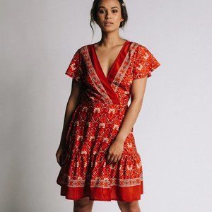 Red Wrap Dress